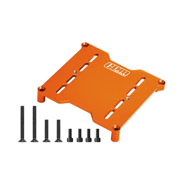 Aluminum 7075 Alloy ESC Mount Plate For Traxxas 1:6 Funco Pro Scale 2WD Sand Car 8S-109076-4 / XRT 8S / XRT Ultimate 8S Upgrades - Orange