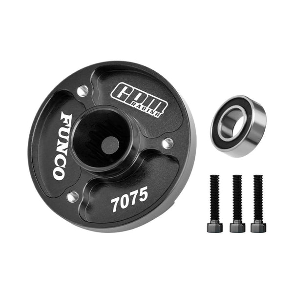 Aluminum 7075-T6 Alloy Fixed Spur Gear Mount For Traxxas 1/6 Funco Pro Scale 2WD Sand Car 8S-109076-4 Upgrades - Black