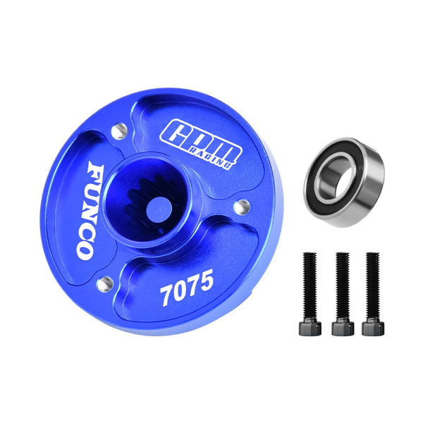 Aluminum 7075-T6 Alloy Fixed Spur Gear Mount For Traxxas 1/6 Funco Pro Scale 2WD Sand Car 8S-109076-4 Upgrades - Blue