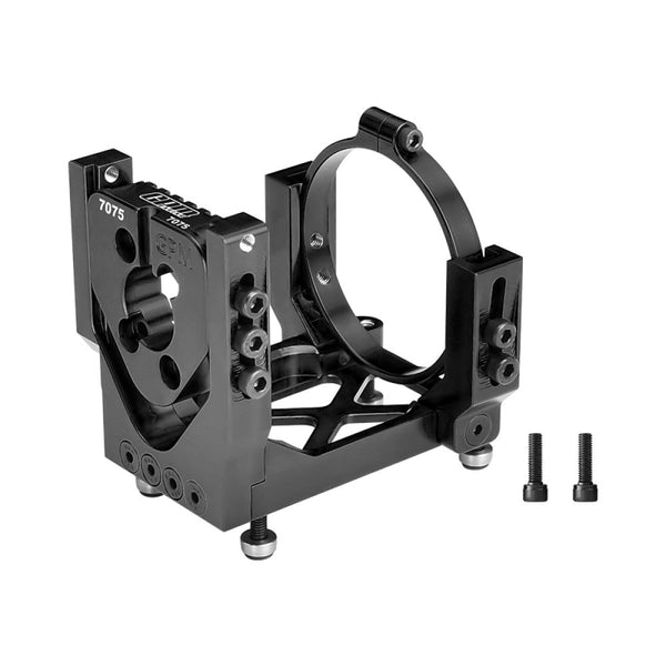 Aluminum 7075-T6 Alloy Oversized Motor Base For Traxxas 1:6 Funco Pro Scale Sand Car 8S / XRT 8S / XRT Ultimate 8S Race Truck Upgrades - Black