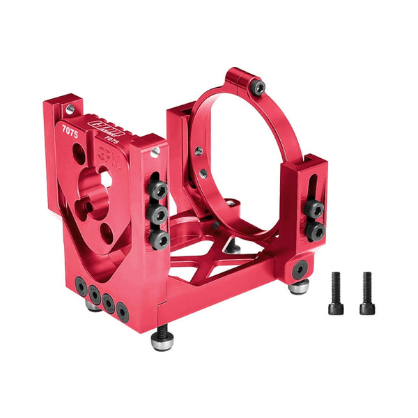 Aluminum 7075-T6 Alloy Oversized Motor Base For Traxxas 1:6 Funco Pro Scale Sand Car 8S / XRT 8S / XRT Ultimate 8S Race Truck Upgrades - Red