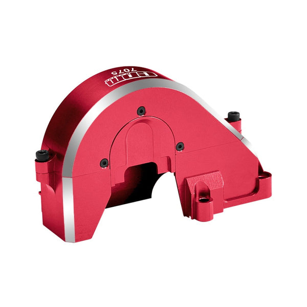 Aluminum 7075-T6 Alloy Oversized Transmission Gear Covers For Traxxas 1/6 Funco Pro Scale 2WD Sand Car 8S-109076-4 Upgrades - Red