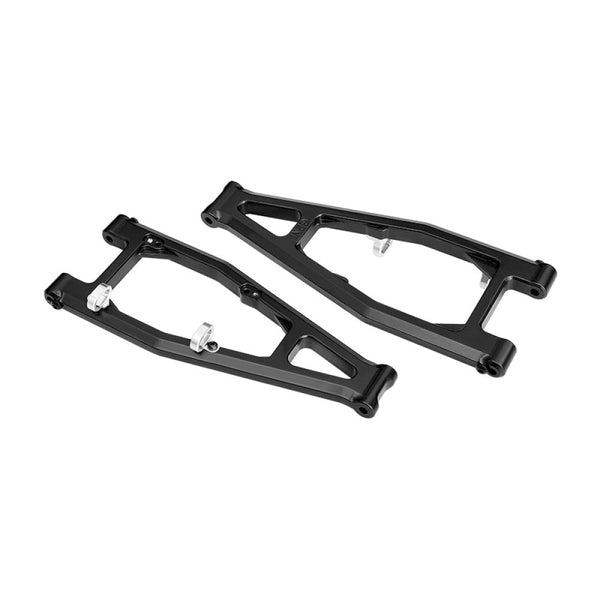 Aluminum 7075-T6 Alloy Front Upper Suspension Arms For Traxxas 1/6 Funco Pro Scale 2WD Sand Car 8S-109076-4 Upgrades - Black