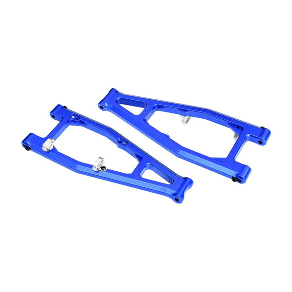 Aluminum 7075-T6 Alloy Front Upper Suspension Arms For Traxxas 1/6 Funco Pro Scale 2WD Sand Car 8S-109076-4 Upgrades - Blue