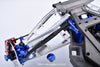 Aluminum 7075-T6 Alloy Front Lower Suspension Arms For Traxxas 1/6 Funco Pro Scale 2WD Sand Car 8S-109076-4 Upgrades - Blue