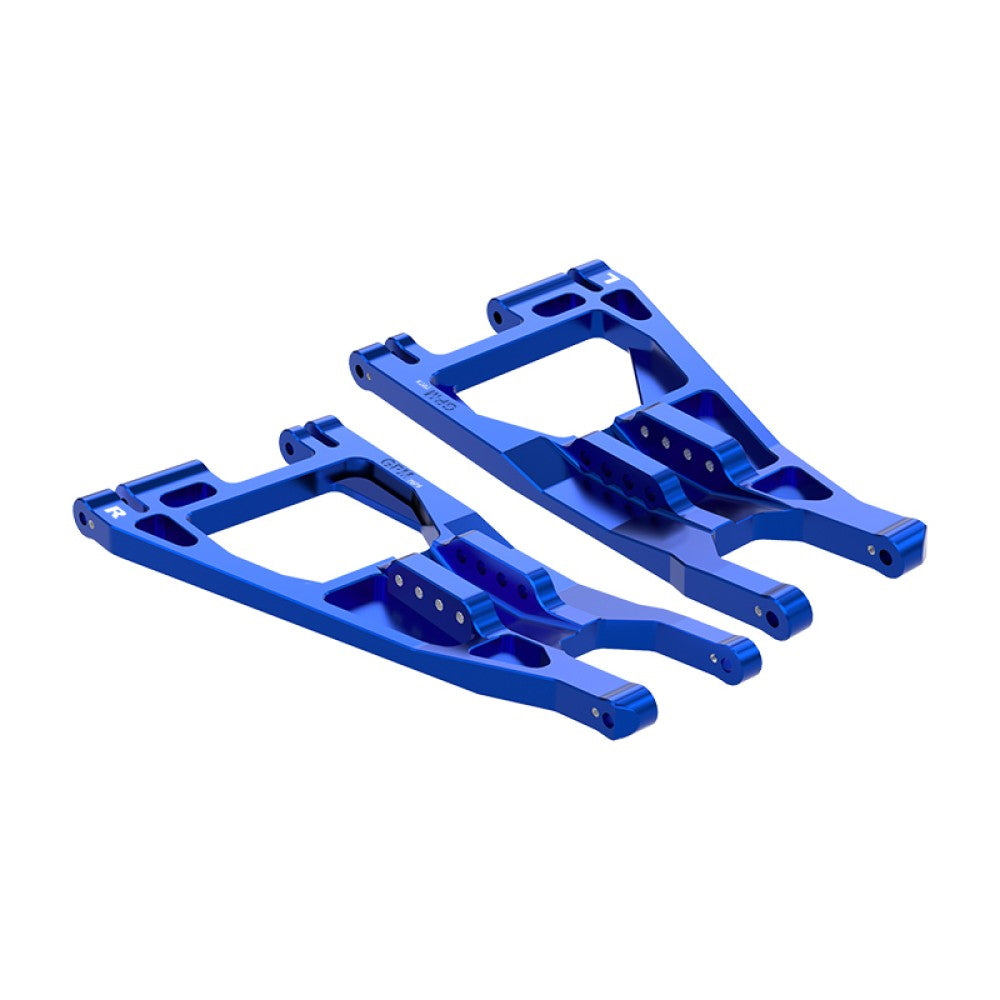 Aluminum 7075-T6 Alloy Front Lower Suspension Arms For Traxxas 1/6 Funco Pro Scale 2WD Sand Car 8S-109076-4 Upgrades - Blue