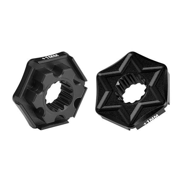 Traxxas X-Maxx 4X4 Aluminum Wheel Hex Claw (+1mm) - 2Pcs Black