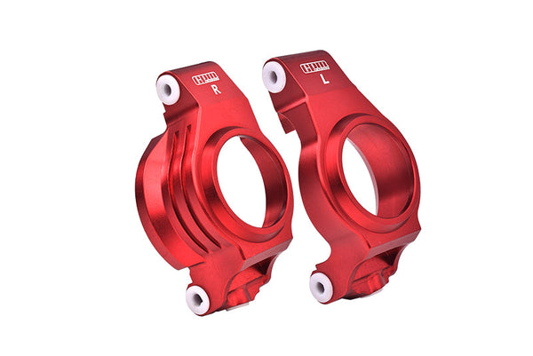 Aluminium 7075 Alloy Front C Hubs For Traxxas 1:5 X Maxx 6S 8S / XRT 8S / X Maxx Ultimate 8S / XRT Ultimate 8S Upgrade Parts - Red