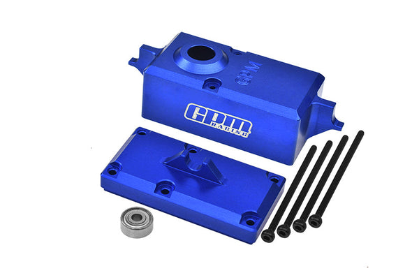 Aluminium 7075 Servo Protective Cover (For 2085,2085X,2085R,2090 Servo) For Traxxas 1:5 X Maxx / 4WD Maxx / Maxx with WideMAXX / XRT 8S / Maxx Slash 6S / X Maxx Ultimate 8S / XRT Ultimate 8S - Blue