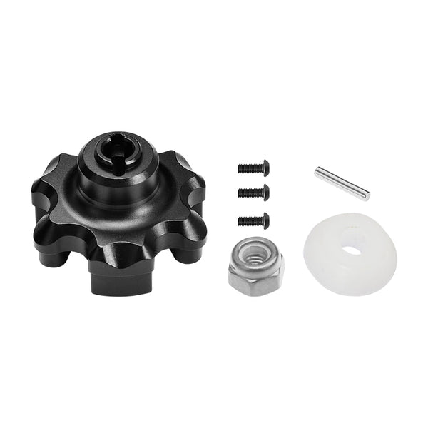 Traxxas X-Maxx 4X4 Aluminum Spur Gear Adapter - 1Pc Set Black