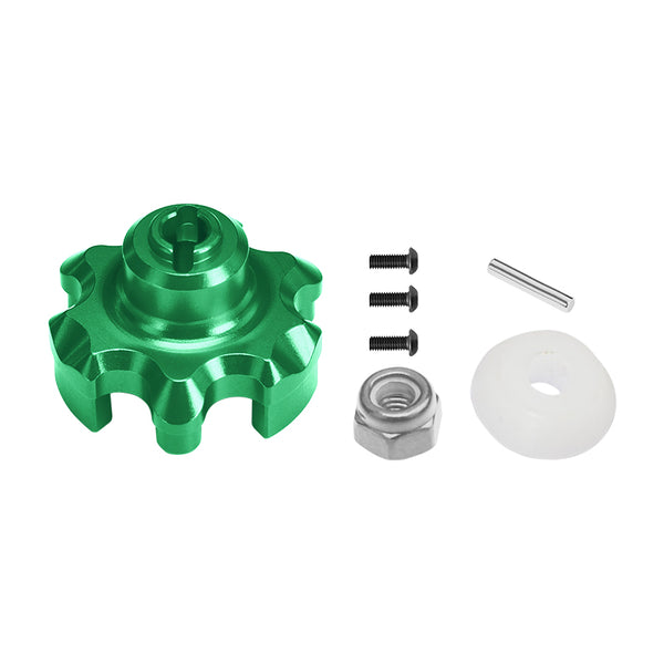 Traxxas X-Maxx 4X4 Aluminum Spur Gear Adapter - 1Pc Set Green