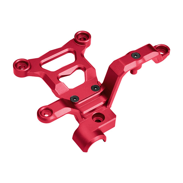 Traxxas X-Maxx 4X4 Aluminum Steering Bellcrank Support - 1 Set Red