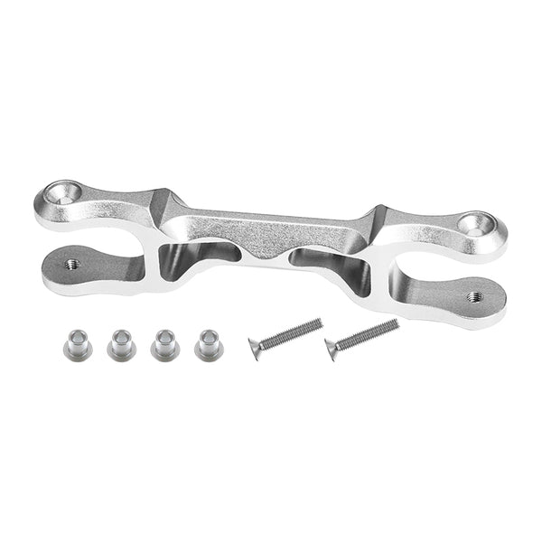 Traxxas X-Maxx 4X4 Aluminum Steering Bellcrank Support - 1Pc Silver