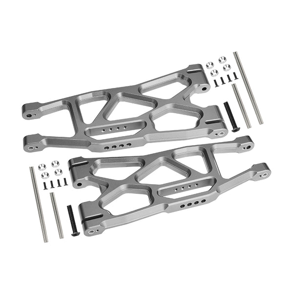 Aluminium Front Or Rear Lower Arms for 1:5 Traxxas X Maxx 6S / X Maxx 8S / 1:6 Sand Car 8S Upgrades - 1Pr Grey Silver