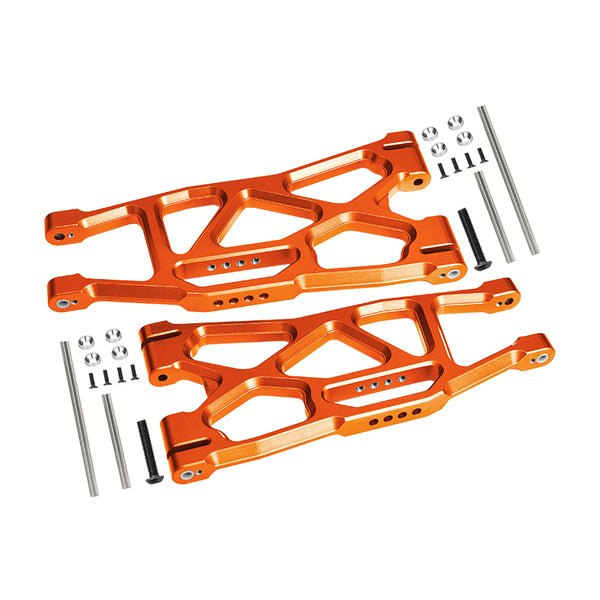 Aluminium Front Or Rear Lower Arms for 1:5 Traxxas X Maxx 6S / X Maxx 8S / 1:6 Sand Car 8S Upgrades - 1Pr Orange