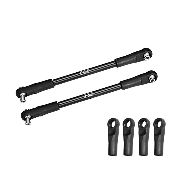 4140 Carbon Steel Adjustable Front Steering Toe Links 157-162mm For Traxxas 1/5 X-Maxx 6S 8S X-Monster Bigfoot Chassis 1/6 Funco Pro Scale Sand Car 8S