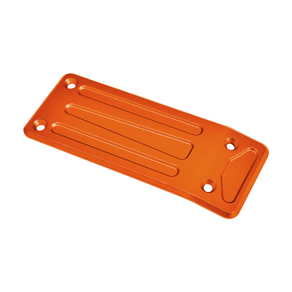 Traxxas X-Maxx 4X4 Aluminum Front Skid Plate - 1Pc Set Orange