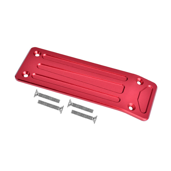 Traxxas X-Maxx 4X4 Aluminum Rear Skid Plate - 1Pc Set Red