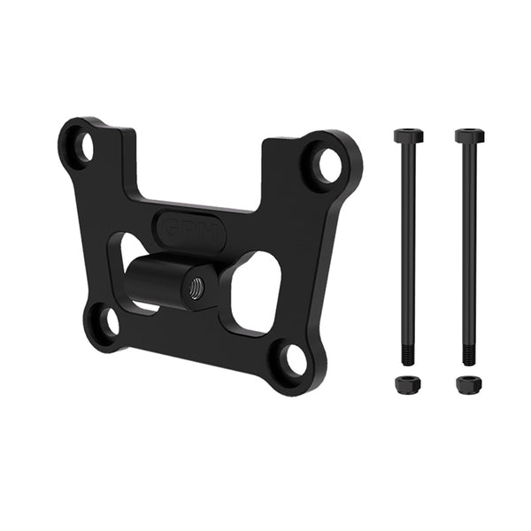 Aluminum 7075 Alloy Front Bulkhead Mount Strengthen For Traxxas 1/16 Mini Maxx 4WD RTR Brushless Monster Truck 107154-1 Upgrades - Black