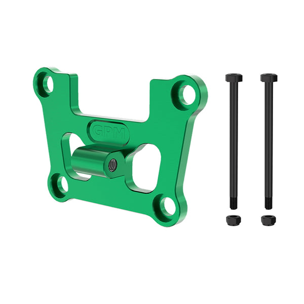 Aluminum 7075 Alloy Front Bulkhead Mount Strengthen For Traxxas 1/16 Mini Maxx 4WD RTR Brushless Monster Truck 107154-1 Upgrades - Green