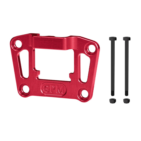 Aluminum 7075 Alloy Rear Bulkhead Mount Strengthen For Traxxas 1/16 Mini Maxx 4WD RTR Brushless Monster Truck 107154-1 Upgrades - Red