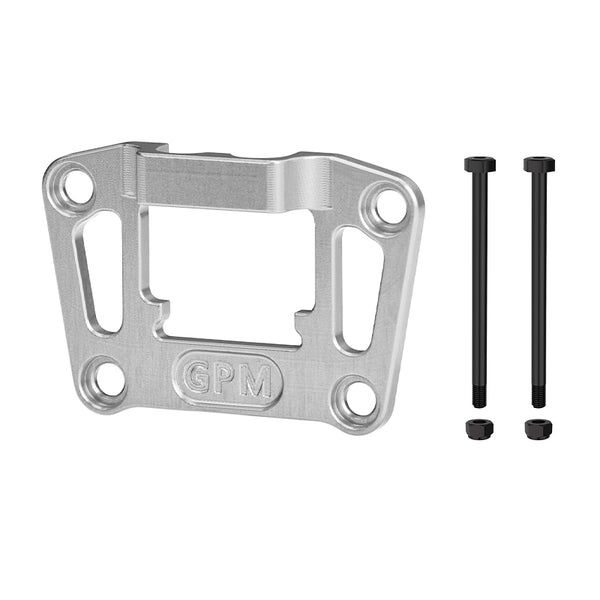 Aluminum 7075 Alloy Rear Bulkhead Mount Strengthen For Traxxas 1/16 Mini Maxx 4WD RTR Brushless Monster Truck 107154-1 Upgrades - Silver