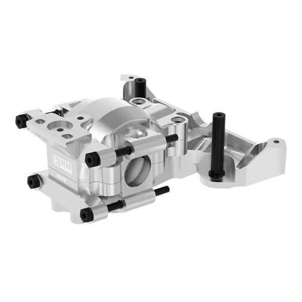 Aluminum 7075 Alloy Front Upper And Lower Bulkhead For Traxxas 1/16 Mini Maxx 4WD RTR Brushless Monster Truck 107154-1 Upgrades - Silver