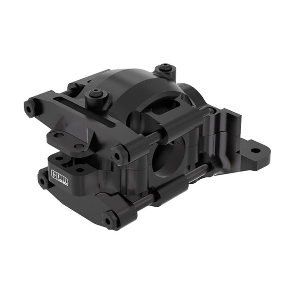 Aluminum 7075 Alloy Rear Upper And Lower Bulkhead For Traxxas 1/16 Mini Maxx 4WD RTR Brushless Monster Truck 107154-1 Upgrades - Black