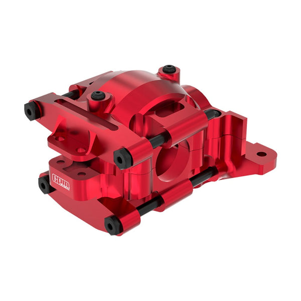 Aluminum 7075 Alloy Rear Upper And Lower Bulkhead For Traxxas 1/16 Mini Maxx 4WD RTR Brushless Monster Truck 107154-1 Upgrades - Red