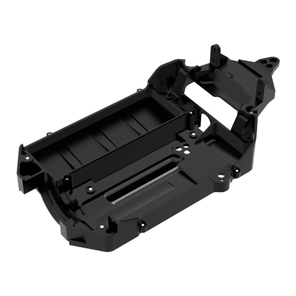 Aluminum 7075 Alloy Chassis Compatible With #10728 And #10728X For Traxxas 1/16 Mini Maxx 4WD RTR Brushless Monster Truck 107154-1 Upgrades - Black
