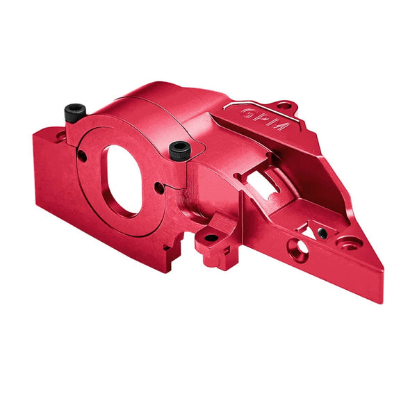 Aluminum 7075 Alloy Adjustable Gear Rotation Quick Release Motor Base For Traxxas 1/16 Mini Maxx 4WD RTR Brushless Monster Truck 107154-1 Upgrades - Red