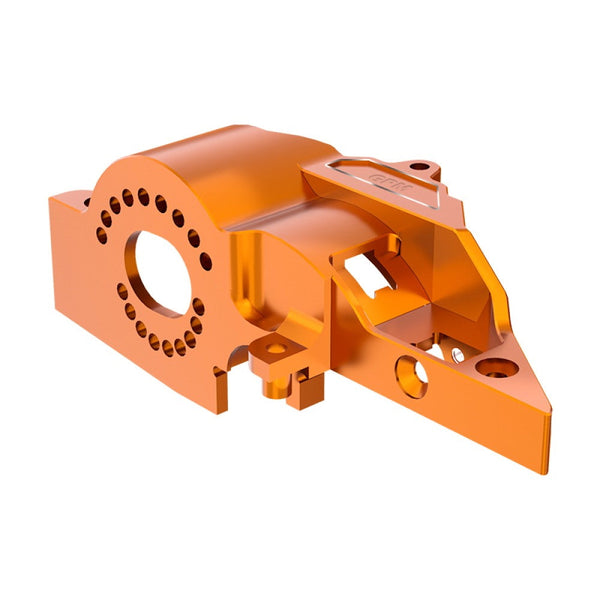 Aluminum 7075 Alloy Integrated Motor Base (Original) For Traxxas 1/16 Mini Maxx 4WD RTR Brushless Monster Truck 107154-1 Upgrades - Orange