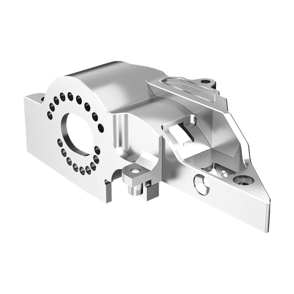 Aluminum 7075 Alloy Integrated Motor Base (Original) For Traxxas 1/16 Mini Maxx 4WD RTR Brushless Monster Truck 107154-1 Upgrades - Silver