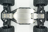 Stainless Steel Chassis Protection Plate (Full Set Of Cutting + Hollow Version) For Traxxas 1/10 Maxx With WideMAXX Monster Truck 89086-4 - 38Pc Set