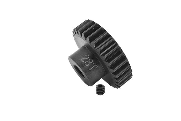 Traxxas Unlimited Desert Racer 4X4 (#85076-4) Harden Steel #45 Motor Gear 28T - 1Pc Set Black