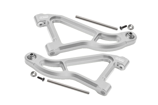 Traxxas Unlimited Desert Racer 4X4 (#85076-4) Aluminum Front Upper Suspension Arm - 1Pr Set Silver