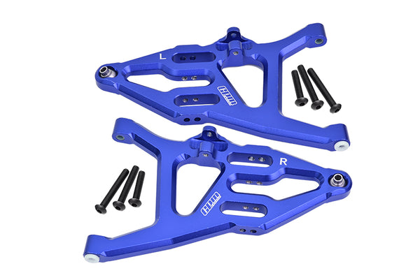 Traxxas Unlimited Desert Racer 4X4 (#85076-4) Aluminum Front Lower Suspension Arm - 1Pr Set Blue