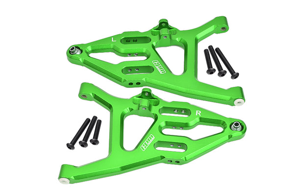 Traxxas Unlimited Desert Racer 4X4 (#85076-4) Aluminum Front Lower Suspension Arm - 1Pr Set Green