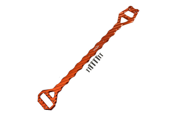 Traxxas XO-01 Supercar Aluminum Sub-Chassis (5mm Thickness) - 1Pc Set Orange