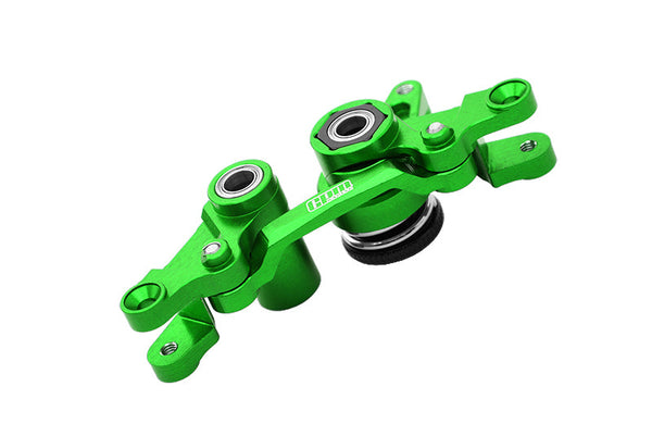 Aluminium 7075 Alloy Front Steering Assembly For Traxxas 1:7 XO-01 / 1:10 Rustler / Hoss / Slash / Ford F-150 / Drag Slash / Ford Fiesta / Stampede / Bandit Upgrade Parts - Green