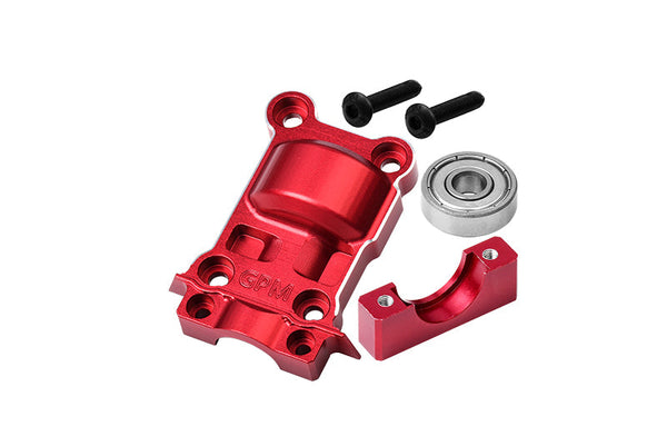 Aluminum 7075 Alloy Rear Lower Gear Cover For Traxxas 1:5 XRT 8S / X Maxx 6S / X Maxx 8S / X Maxx Ultimate 8S / XRT Ultimate 8S Monster Truck Upgrades - Red