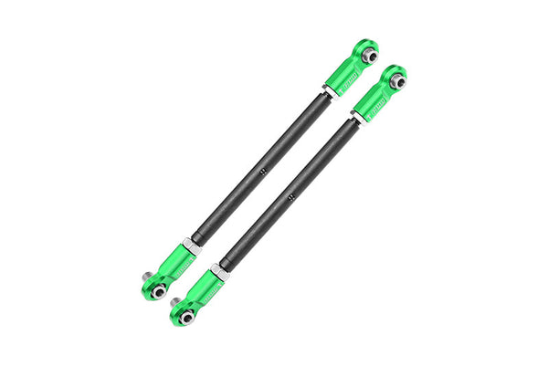 4140 Carbon Steel Adjustable Front Steering Rod With 7075 Alloy Ends For Traxxas 1:5 XRT 8S-78086-4 / XRT Ultimate 8S-78097-4 / X Maxx WideMaxx Kit #7895 Upgrades - Green