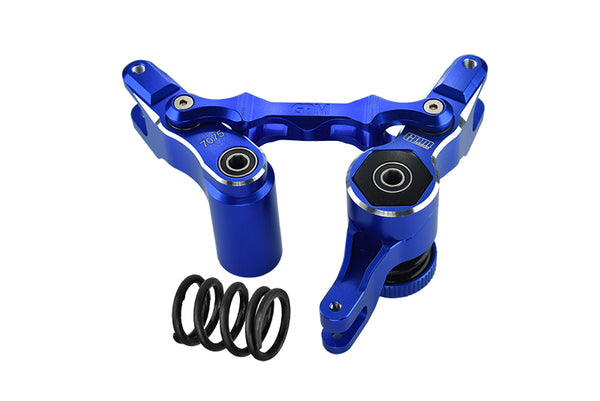 Aluminium 7075-T6 Front Steering Assembly for Traxxas 1:5 XRT 8S Monster Truck 78086-4 / 1:6 Funco Pro Scale 2WD Sand Car 8S-109076-4 Upgrades - Blue