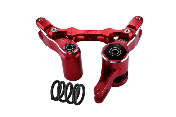 Aluminium 7075-T6 Front Steering Assembly for Traxxas 1:5 XRT 8S Monster Truck 78086-4 / 1:6 Funco Pro Scale 2WD Sand Car 8S-109076-4 Upgrades - Red