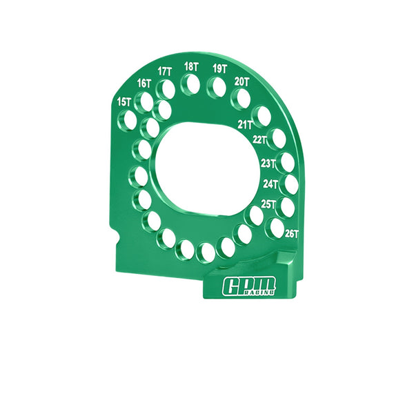 Aluminum 7075 Alloy Motor Plate 15T-26T For Traxxas Mini XRT VXL 3S / Mini Rally / 1:16 Slash 4X4 /1:16 Maxx Monster Truck Upgrades - Green