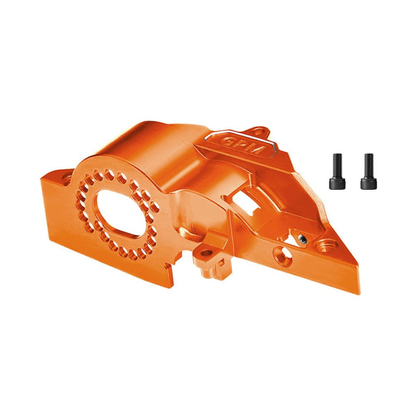 Aluminum 7075 Alloy Integrated Motor Base (Original) For Traxxas 1:16 Mini XRT 3S / Mini Maxx Monster Truck Upgrades - Orange