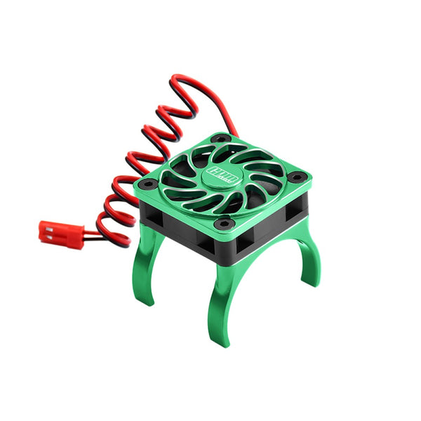 Aluminum 6061-T6 Alloy High Speed Cooling Fan 18000 RPM Compatible With 36mm Motor For Traxxas 1:16 Mini Maxx / Mini XRT 3S / 1/8 Jato 2S 4S Upgrade Parts - Green