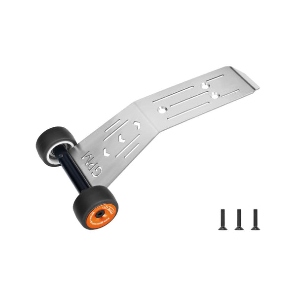 Stainless Steel Bearing Wheelie Bar For Traxxas 1:16 Mini Maxx / Mini XRT 3S Monster Truck Upgrades - Orange