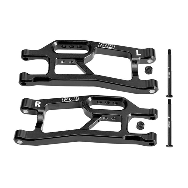 Aluminum 7075 Front Lower Suspension Arms For Traxxas 1/16 Mini XRT VXL-3S 108076-1 Monster Truck Upgrades - Black