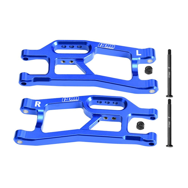 Aluminum 7075 Front Lower Suspension Arms For Traxxas 1/16 Mini XRT VXL-3S 108076-1 Monster Truck Upgrades - Blue